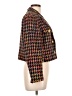 Ann May 100% Silk Tweed Gold Silk Blazer Size 12 - photo 4
