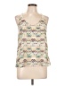 Mine 100% Polyester Ivory Sleeveless Blouse Size L - photo 1