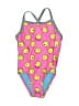 Dolfin Hearts Pink One Piece Swimsuit Size 8 - photo 1