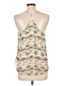 Mine 100% Polyester Ivory Sleeveless Blouse Size L - photo 2