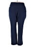 D&Co. Solid Blue Casual Pants Size 3X - photo 1