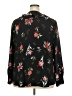 PREMISE 100% Polyester Floral Black Long Sleeve Blouse Size 2X - photo 2