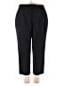 Universal Standard Solid Black Wool Pants Size 18 - photo 1