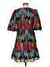 Crosby 100% Polyester Print Red Cocktail Dress Size XS - photo 2