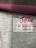 Justice 100% Polyester Color Block Purple Track Jacket Size 8 - photo 3