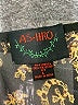 ASHRO 100% Polyester Paisley Gold Short Sleeve Blouse Size L - photo 7