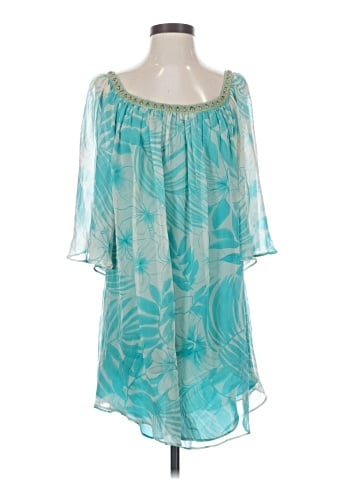 Miguelina 3/4 Sleeve Silk Top (view 1)