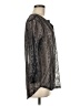 Chances R Gray Long Sleeve Blouse Size M - photo 4