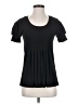 Ella Moss Black Short Sleeve Blouse Size XS - photo 1