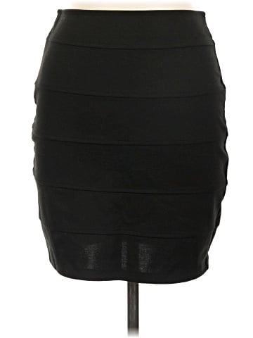 Popular Basics Faux Leather Skirt (view 1)
