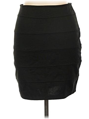 Popular Basics Faux Leather Skirt (view 2)