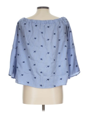 Always Indigo 3/4 Sleeve Blouse (view 2)