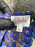 Parker 100% Silk Paisley Blue Cocktail Dress Size M - photo 4