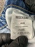 Weekday 100% Cotton Hearts Blue Jeans Size 26 waist - photo 5