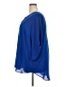 Chaus 100% Polyester Blue 3/4 Sleeve Blouse Size 3X - photo 5