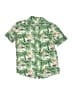 Tommy Bahama 100% Rayon Tropical Green Short Sleeve Button-Down Shirt Size 10 - 12 - photo 1