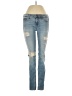 Hollister Hearts Blue Jeans Size 25 waist - photo 1