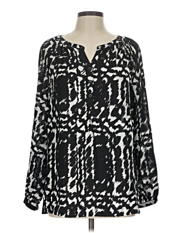 Jones New York Sport Long Sleeve Blouse (view 1)