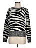Banana Republic Animal Print Silver Wool Pullover Sweater Size M - photo 1