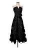 Aidan Mattox 100% Polyester Black Cocktail Dress Size 4 - photo 1