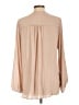 Pleione 100% Polyester Tan Long Sleeve Blouse Size L - photo 2