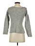 LA MAILLE SEZANE Paris 100% Polyester Gray Long Sleeve Top Size S - photo 2