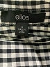 Ellos 100% Cotton Checkered-gingham Black Long Sleeve Button-Down Shirt Size 18 - photo 7