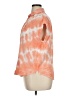 True Craft 100% Cotton Tie-dye Orange Short Sleeve Blouse Size XL - photo 5