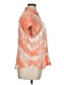 True Craft 100% Cotton Tie-dye Orange Short Sleeve Blouse Size XL - photo 4