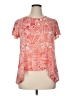 Kim Rogers 100% Polyester Orange Short Sleeve Blouse Size XL Petite - photo 1