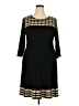 Echo 100% Acrylic Black Cocktail Dress Size 2X - photo 1