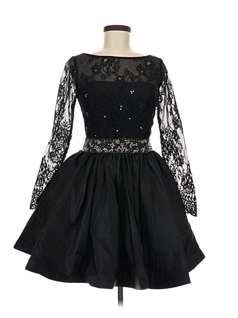 Pre-owned Sherri Hill Cocktail Dress In Black