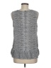 Elle 100% Polyester Gray Sleeveless Blouse Size M - photo 2