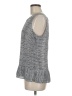 Elle 100% Polyester Gray Sleeveless Blouse Size M - photo 5