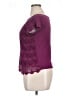 Covington 100% Rayon Burgundy Short Sleeve Top Size XL - photo 5