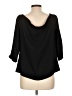 Babaton Black 3/4 Sleeve Top Size L - photo 2