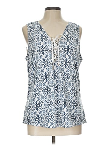 White House Black Market Sleeveless Blouse (view 1)