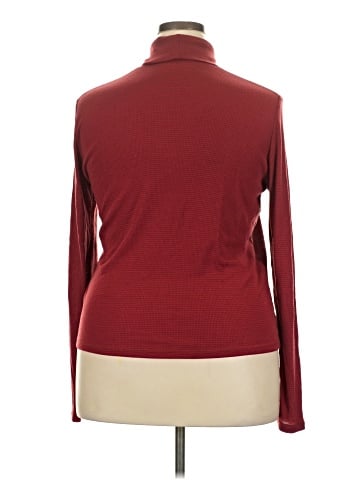 Madewell Fine Ribbed Turtleneck Top in Lesley Stripe (view 2)