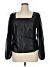 Venus Black Long Sleeve Blouse Size 1X - photo 1