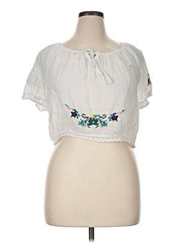 Vanilla Star Short Sleeve Blouse (view 1)