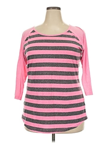 Derek Heart 3/4 Sleeve T-Shirt (view 1)