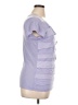 DKNYC Purple Short Sleeve Top Size XL - photo 4