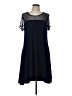 Nina Leonard Blue Casual Dress Size L - photo 1