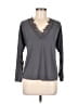 Daytrip Gray Long Sleeve Top Size S - photo 1