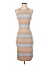 JOA Stripes Tan Cocktail Dress Size XS - photo 1