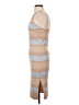 JOA Stripes Tan Cocktail Dress Size XS - photo 5