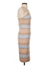 JOA Stripes Tan Cocktail Dress Size XS - photo 4