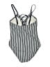 Nautica Stripes Ivory One Piece Swimsuit Size L - photo 2