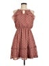 Blue Rain 100% Polyester Brown Casual Dress Size M - photo 1