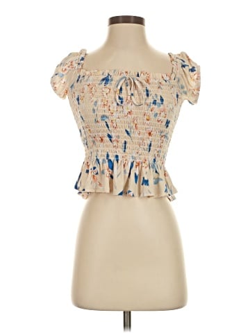 BCBGeneration Short Sleeve Blouse (view 1)